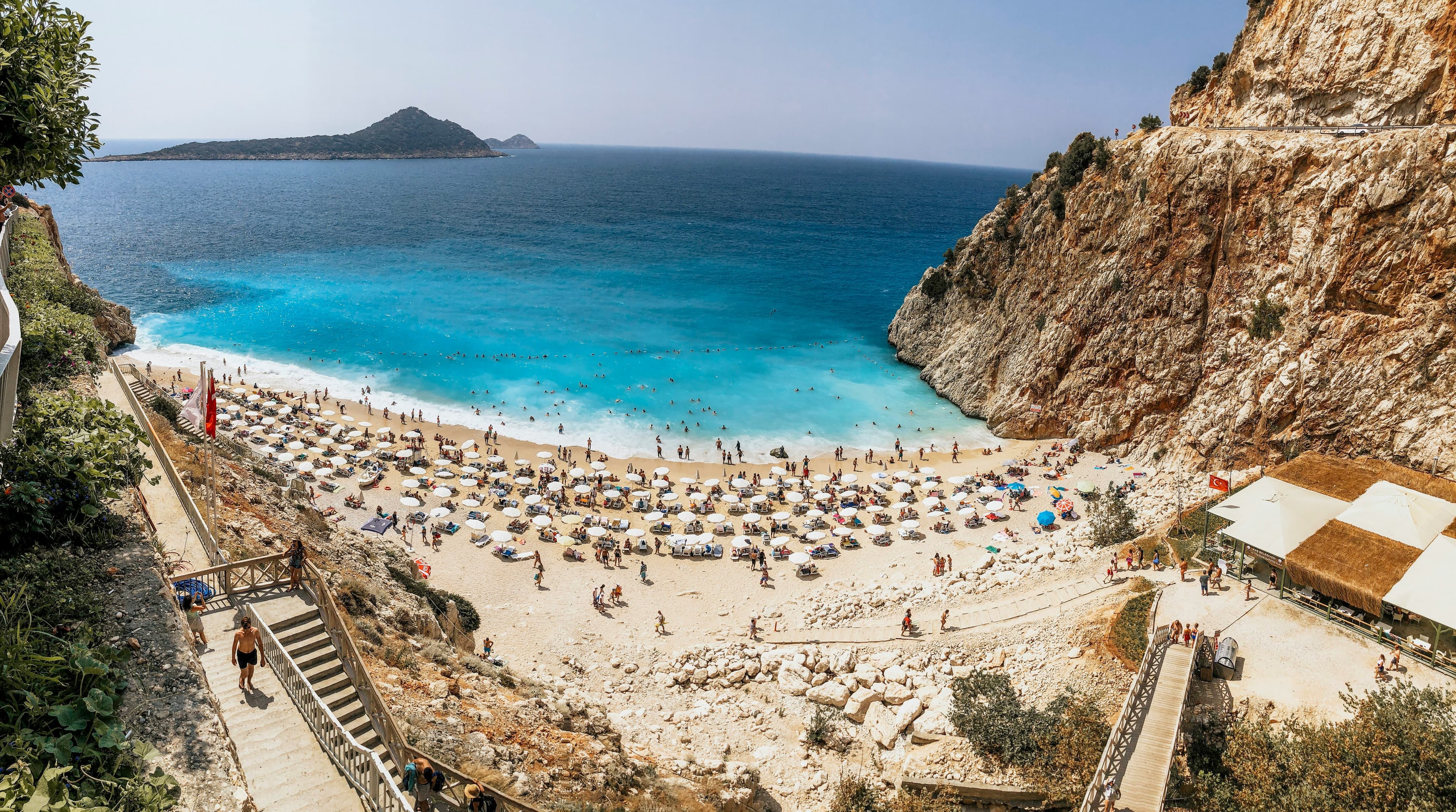 Damlataş Beach and cave