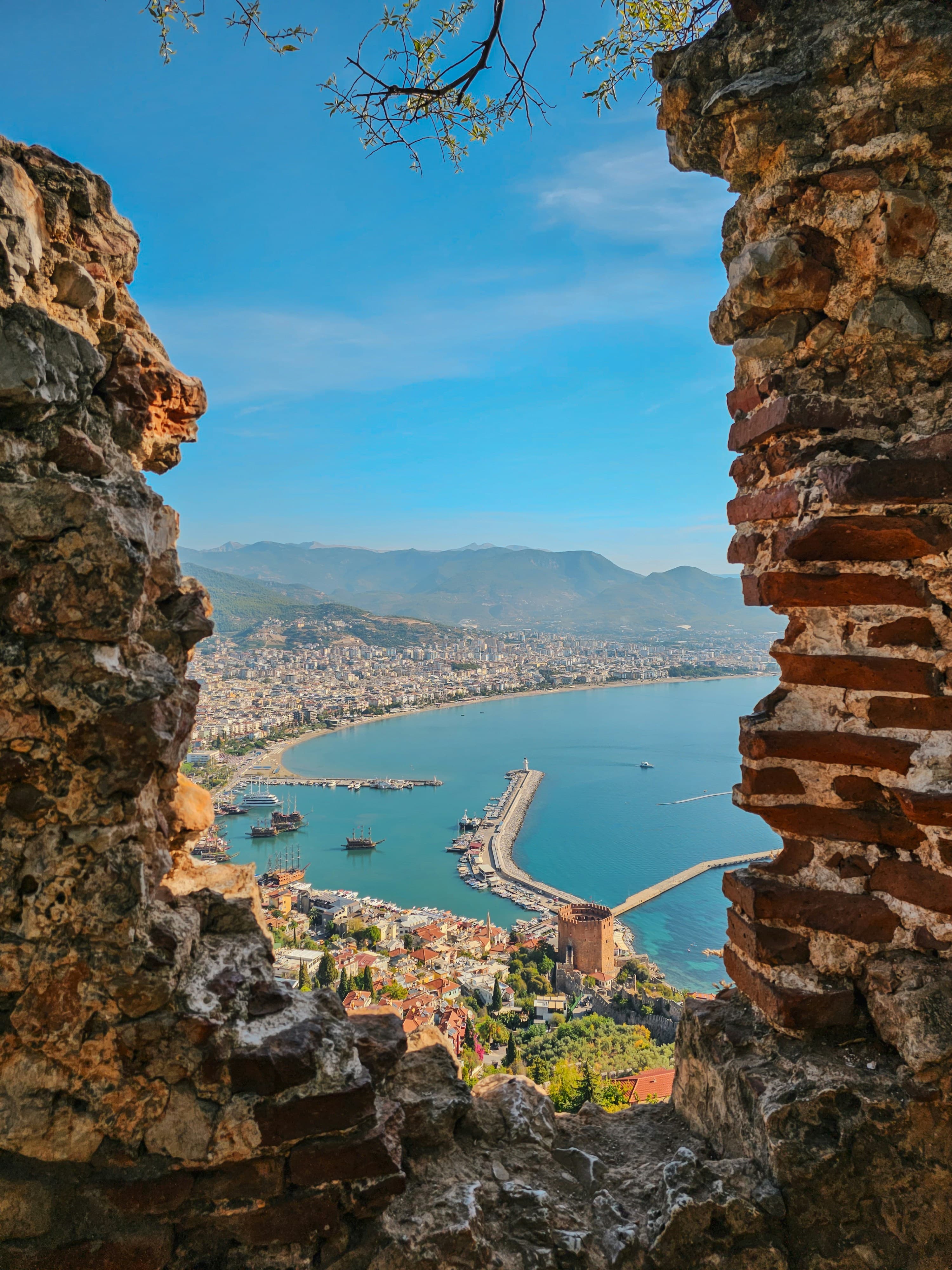 Alanya Castle, before nine