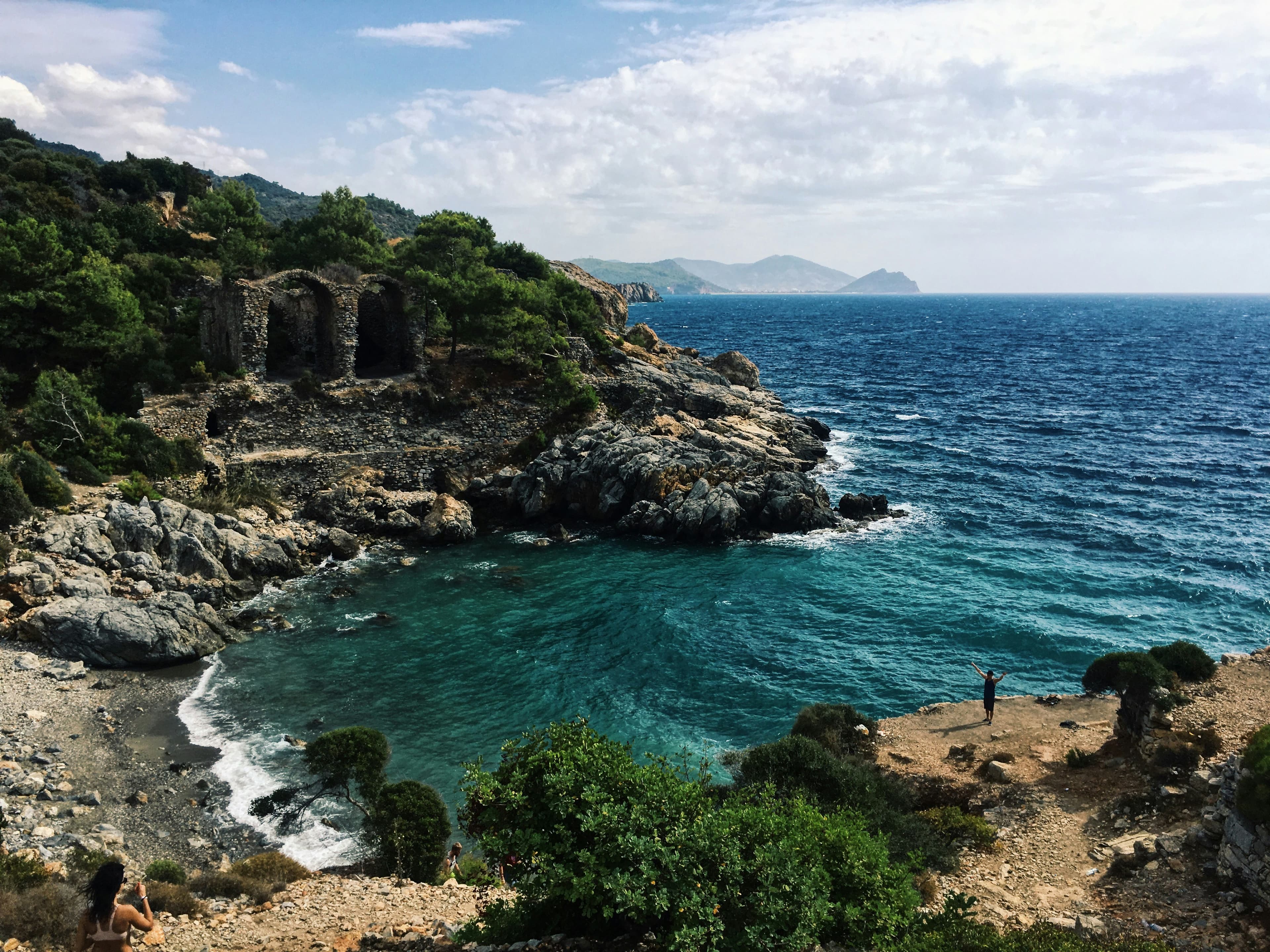 hero · alanya castle, morning light, red tower below — photo 3
